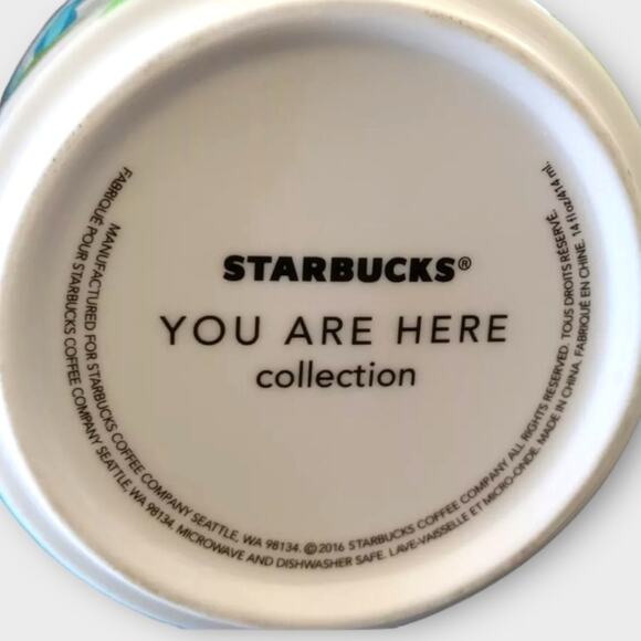 STARBUCKS 2014 Charlotte, NC You Are Here Collection 14 oz. Coffee Mug - Picture 5 of 5
